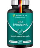 Buy Certified Organic Spirulina Tablets | 200 Pieces - 500mg High Dose Vegan Lab Tested No Additives - Buy Online on GoSupps.com