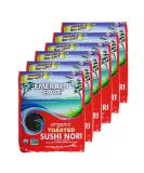 Emerald Cove Organic Toasted Sushi Nori Sheets â€“ 5.4 Oz, 10 Count (Pack of 6) | Premium Pacific Seaweed for Sushi - Buy Online on GoSupps.com