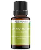 Viva Doria 100% Pure Lemongrass Essential Oil - Undiluted Food Grade 15 mL | Shop Internationally - Buy Online on GoSupps.com