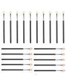 20-Piece Eyeshadow Brush Sponge Set | Soft Eye Makeup Applicators for Beginners & Women - Buy Online on GoSupps.com