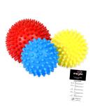 Buy Meglio Fascia Ball Massage Set - Trigger Point Therapy for Back Legs & Feet | Free Exercise Instructions - Buy Online on GoSupps.com