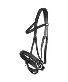 Marengos Soft Bitless Leather Bridle & Reins for Warmbloods | Anatomically Shaped Neck Piece | Premium Horse Accessories in Black - Buy Online on GoSupps.com