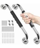 2 Pack Grab Bars for Bathroom, 16 Inch Anti Slip Bathroom Handicap Grab Bars for Showers, Safety Bath & Shower Grab Bar for Seniors, Shower Handles for Elderly, Tesuchan 16inch - silicone - Buy Online on GoSupps.com