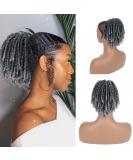 SCENTW Grey Dreadlock Ponytail Extensions for Women | Drawstring Clip-on Goddess Coil Hairpieces for Black Women - Buy Online on GoSupps.com