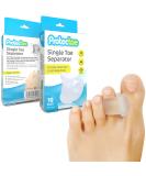 Protectoe Single Gel Toe Separator for Overlapping Toes Toe Spacer - Box of 10 Gel Separators - Buy Online on GoSupps.com