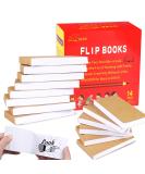 14 Pack Blank Flipbooks - 840 Sheets (1680 Pages) for Animation & Sketching | 120GSM No Bleed Drawing Paper - Sewn Binding | 4.5 x 2.5 - Buy Online on GoSupps.com
