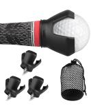 Golf Ball Retriever 3-Prong Grabber Tool for Putter with Mesh Bag - Set of 3 | Golf Accessories for Men | Ideal Gift for Golfer Dad - Buy Online on GoSupps.com