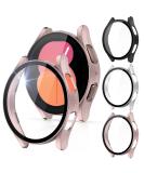 3 Pack Galaxy Watch 5/4 40mm Screen Protector & Bumper Case - Compatible with Samsung Watch5 / Watch4 - Black/Silver/Rose Gold - Buy Online on GoSupps.com