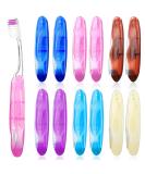 Individually Wrapped Folding Travel Toothbrushes - Pack of 12 - Portable & Soft - Ideal for Homeless Individuals, Travel, Camping, School & Business Trips - Buy Online on GoSupps.com
