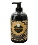 Nesti Dante Luxury Liquid Black Soap 16.9 oz - Activated Charcoal Cleanser | International Shipping Available - Buy Online on GoSupps.com
