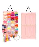 Hair Bows Holder with Large Capacity | Hair Clips Storage Hanger | Baby Hair Accessory Storage Display | Wall Hanging Organizer for Girl Room | Baby Nursery Decor - 13.7x26 Inch - Buy Online on GoSupps.com