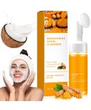 Turmeric Facial Cleanser | Deep Cleaning & Moisturizing Face Wash for All Skin Types | Foaming Turmeric Cleanser - 1 PCS - Buy Online on GoSupps.com