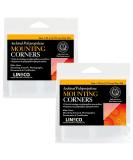 Lineco Acid-Free Archival Mounting Corners | Self-Adhesive Photo Corners | 1.25 Polypropylene | 256 Corners | Pack of 2 - Buy Online on GoSupps.com