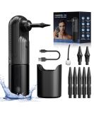 Electric Ear Wax Removal Tool - Rechargeable Ear Cleaner with 4 Pressure Modes & 10+2 Tips for Safe Ear Irrigation - Buy Online on GoSupps.com