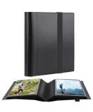 Small Photo Album 5x7 Holds 64 Photos Black Inner Page with Strong Elastic Band 5x7 Mini Book Photo Pictures Album for Artwork 5x7 Picture Storage Kids Art Storage Postcards Drawings (Black) Black 1Pack - Buy Online on GoSupps.com