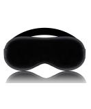 Ultra-Soft Velvet Sleep Mask & Blindfold for Comfortable Travel, Shift Work, and Meditation - Black - Buy Online on GoSupps.com