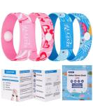 SzStyype Motion Sickness Bands for Kids | All-Natural Travel & Sea Sickness Wristbands | Cruise Essential | Ocean Blue & Heart Pink - M Size - Buy Online on GoSupps.com