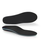 Premium Insoles for Neutral Arch Support & Plantar Fasciitis Relief | Maximum Cushioning | Men s 12-13 & Women s 8.5-10.5 | Sky Blue & Black - Buy Online on GoSupps.com
