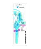 Miradent Protho Brush de Luxe Blue | Ergonomic Travel Toothbrush | Two Sizes & Colors | Perfect for On-the-Go Oral Care - Buy Online on GoSupps.com