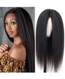 Veravicky 24 Kinky Straight Lace Front Human Hair Wig for Black Women - 150% Density Pre-Plucked with Baby Hair, 13x4 Yaki Straight Frontal, Virgin Hair Glueless Wig - Buy Online on GoSupps.com