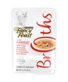 Purina Fancy Feast Grain Free Wet Cat Food Complement, Broths Classic With Tuna, Anchovies & Whitefish - (16) 1.4 oz. Pouches - Buy Online on GoSupps.com