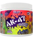 AK-47 Labs AK-47 Pre-Workout Paranoia Booster - Blue Raspberry 240g | International Shipping for Fitness & Bodybuilding - Buy Online on GoSupps.com