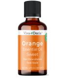 Viva Doria 100% Pure Sweet Orange Essential Oil - Undiluted Food Grade 118 mL USA Import - Aromatherapy & Culinary Use - Buy Online on GoSupps.com