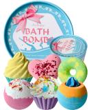 Aofmee Bath Bombs Gift Set Handmade Bubble and Floating Fizzies Spa Kit Shea and Cocoa Dry Skin Moisturize Birthday Valentines Mothers Day Anniversary Christmas Gifts for Women Mom Her Kids - Buy Online on GoSupps.com