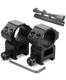 Modkin High Profile Scope Rings - 1 Inch Set of 2 | Rifle Scope Mount for Picatinny Rail - Buy Online on GoSupps.com