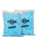 PetSafe ScoopFree Premium Crystal Cat Litter - 5x Better Odor Control Than Clay Litter - Less Tracking & Dust For A Fresh Home - Non-Clumping - Two 4.3 lb Bags Of Litter (8.6 lb Total) - Original Blue - Buy Online on GoSupps.com