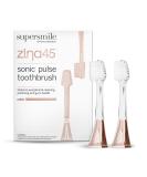 Supersmile Zina45 Replacement Brush Heads - Rose Gold Sonic Pulse Toothbrush - Buy Online on GoSupps.com