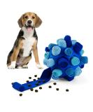 Snuffle Ball Toy for Dogs - Interactive Portable Sniffing Toy for Small & Medium Pets - Blue - Buy Online on GoSupps.com