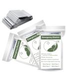Crisonky Emergency Mylar Thermal Blankets - Reflective Outdoor Survival First Aid Foil Blanket 3-Pack - Buy Online on GoSupps.com