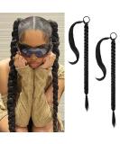 REECHO DIY Braid Ponytail Extension 2 Pack Long Straight Wrap Around Ponytail Hair Extensions Natural Soft Synthetic Hairpieces for Women - Black 140g 26Inch-140g(Pack of 2) Black - Buy Online on GoSupps.com