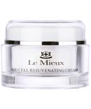 Le Mieux Bio Cell Rejuvenating Cream - Triple Peptide Facial Moisturizer with Hyaluronic Acid  Squalane & Rose Hip  Night & Day Cream for Face & Neck  No Parabens or Sulfates (1.75 oz / 52 ml) - Buy Online on GoSupps.com