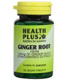 Health Plus Ginger Root 550mg - 60 Tablets | Digestive Health Plant Supplement - Buy Online on GoSupps.com