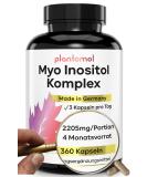 360 Myo-Inositol Capsules with D-Chiro Inositol Folic Acid Chromium Vitamin A & B6 - Optimize Health & Wellness - International Shipping Available - Buy Online on GoSupps.com