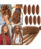 Leeven 16 Inch Pre Separated Springy Twist Hair for Afro Marley Locs 8 Packs Pre-Fluffed Popping Spring Twist Crochet Hair for Distressed Locs Afro Kinky Curly Marley Braiding Hair Extensions /27# 16 Inch (Pack of 8) 27# - Buy Online on GoSupps.com