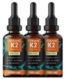 Vitamin K2 drops high dose 5400x (3x50ml) - 200 g vitamin K2 MK7 K2Vital Premium Vitamin K2 high dose from Kappa with 99.7+% all -trans content - laboratory test 100% vegan 3x 50 ml (5400 drops) - Buy Online on GoSupps.com