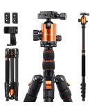 Victiv 82 Aluminum DSLR Camera Tripod | 80 Monopod | Lightweight & Durable Tripod for Travel & Work - Orange - Buy Online on GoSupps.com