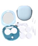 Portable Ultrasonic Contact Lens Cleaner Machine with USB Charger - Blue - Buy Online on GoSupps.com