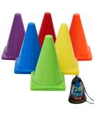Cones Sports for Kids, Small Training Cones Set for Soccer Practice, 24 Pack 7 Inch Agility Field Cone Marker for Football Basketball Drills, Plastic Multi color Baseball Cone for Outdoor Indoor Games - Buy Online on GoSupps.com