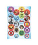 dekora Avengers Mini Wafer Discs Edible Decorations for Cupcakes Cookies and Muffins Perfect Party Supplies 3 4 CM - Buy Online on GoSupps.com