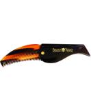 Barbers Vintage Tortoise Shell Folding Comb - Handmade Pocket Comb for Men - Beard & Moustache Grooming - Small - Buy Online on GoSupps.com