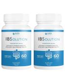 IBSolution Digestive Health Supplement - Gas Bloating Diarrhea Constipation Relief Supports Gut Health 60 Vegan Capsules Made in USA - International Shipping Available - Buy Online on GoSupps.com