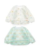 Little Dimsum Long Sleeves Toddler Weaning Bibs | Waterproof Feeding Coverall Set for Babies 6-36 Months (Turtle & Sun) - Buy Online on GoSupps.com