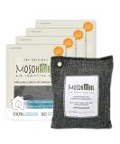 Moso Natural Air Purifying Bag 200g (4 Pack). A Scent Free Odor Eliminator for Cars, Closets, Bathrooms, Pet Areas. Premium Moso Bamboo Charcoal Odor Absorber. (Charcoal Grey) - Buy Online on GoSupps.com