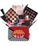 MAEPEOR 27-Piece All-In-One Makeup Kit for Women & Girls - Complete Makeup Gift Set with Eyebrow Pencil Eyeliner Eyeshadow Mascara Foundation Concealer Lip Gloss Lipstick & Brushes - Buy Online on GoSupps.com