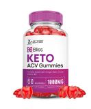 Bliss Keto ACV Gummies 1000MG Advanced Apple Cider Vinegar Formula with Pomegranate & Beet Juice Vegan Non-GMO 60 Count - Buy Online on GoSupps.com