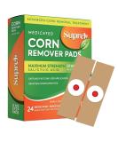 Small Corn Removal Pads for Feet & Toes - 40% Salicylic Acid | 24 Pack Callus Remover for Effective Foot Care - Buy Online on GoSupps.com